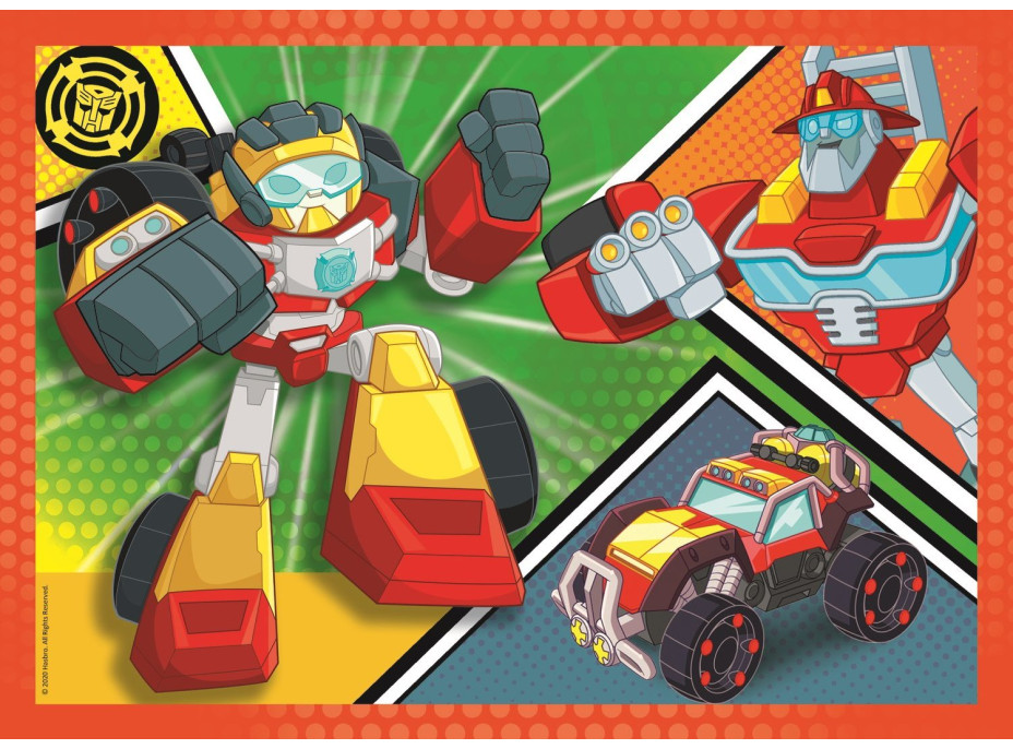 TREFL Puzzle Transformers: Akadémia 4v1 (12,15,20,24 dielikov)