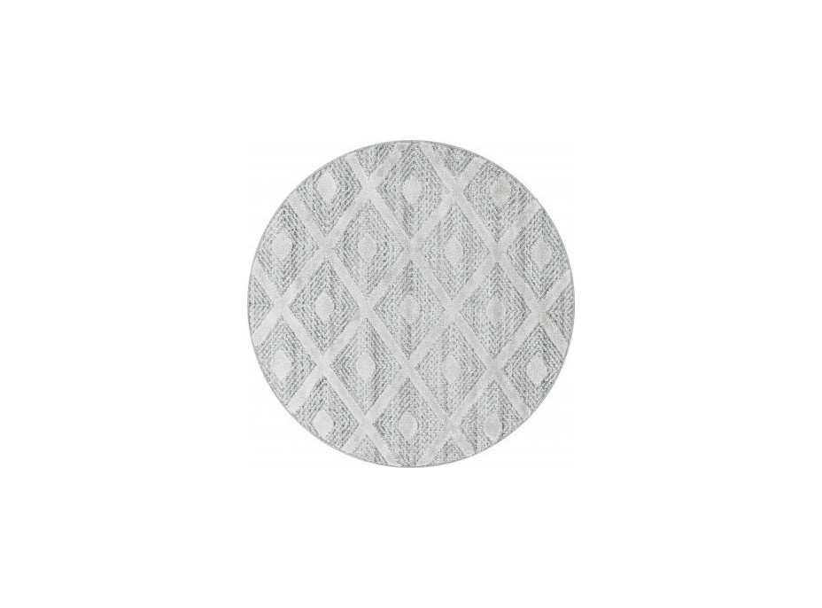 Kusový koberec Pisa 4707 Grey kruh
