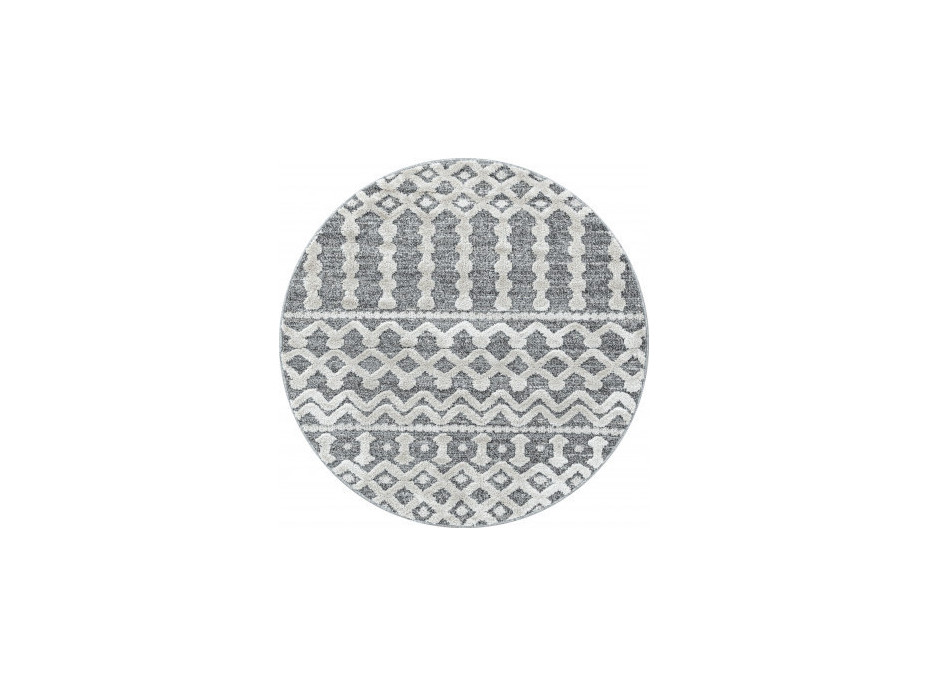 Kusový koberec Pisa 4710 Grey kruh
