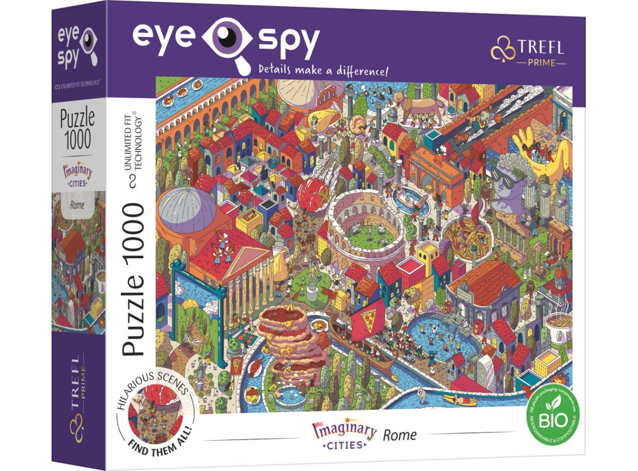 TREFL Puzzle UFT Eye-Spy Imaginary Cities: Rím, Taliansko 1000 dielikov