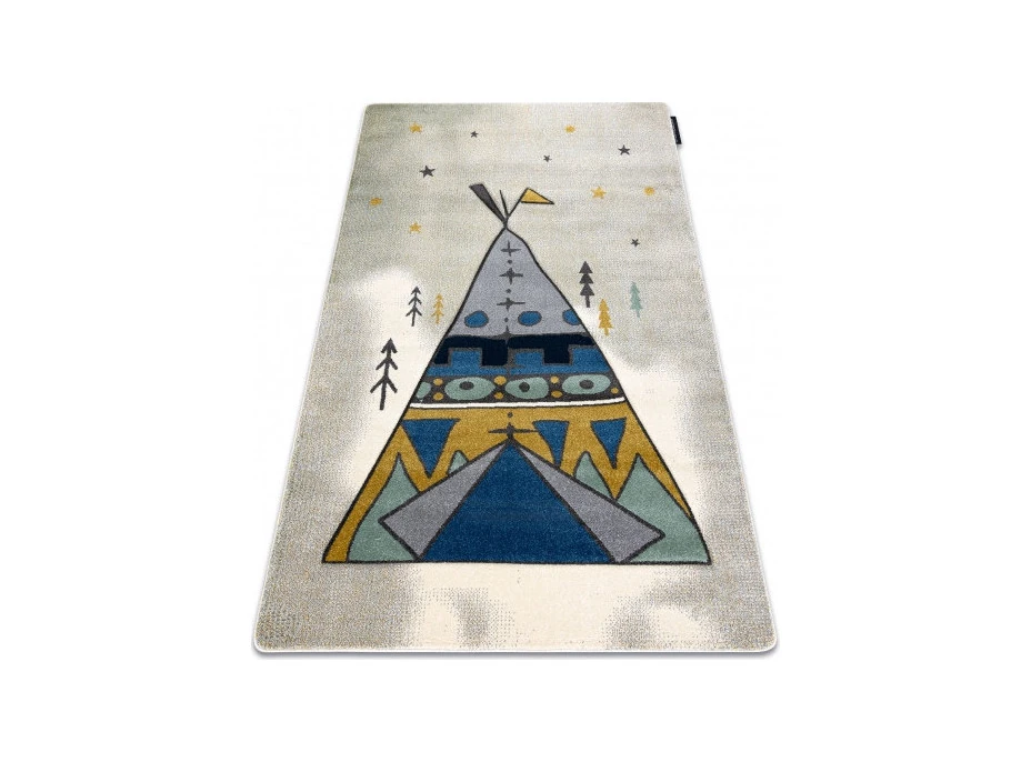 Detský kusový koberec Petit Tipi grey