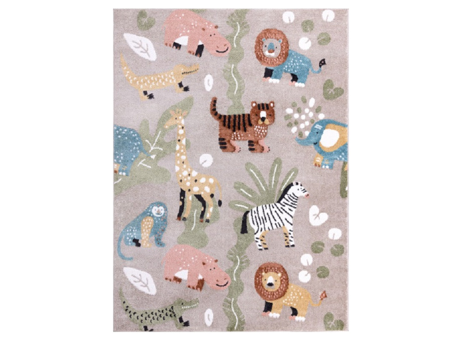Detský kusový koberec Fun Africa beige