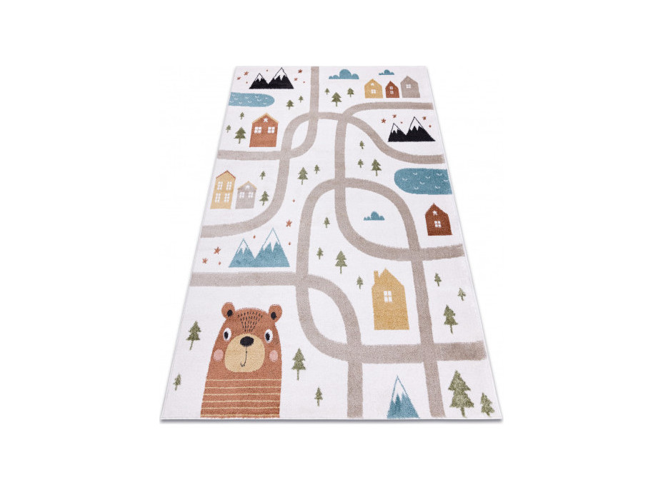 Detský kusový koberec Fun Polar cream
