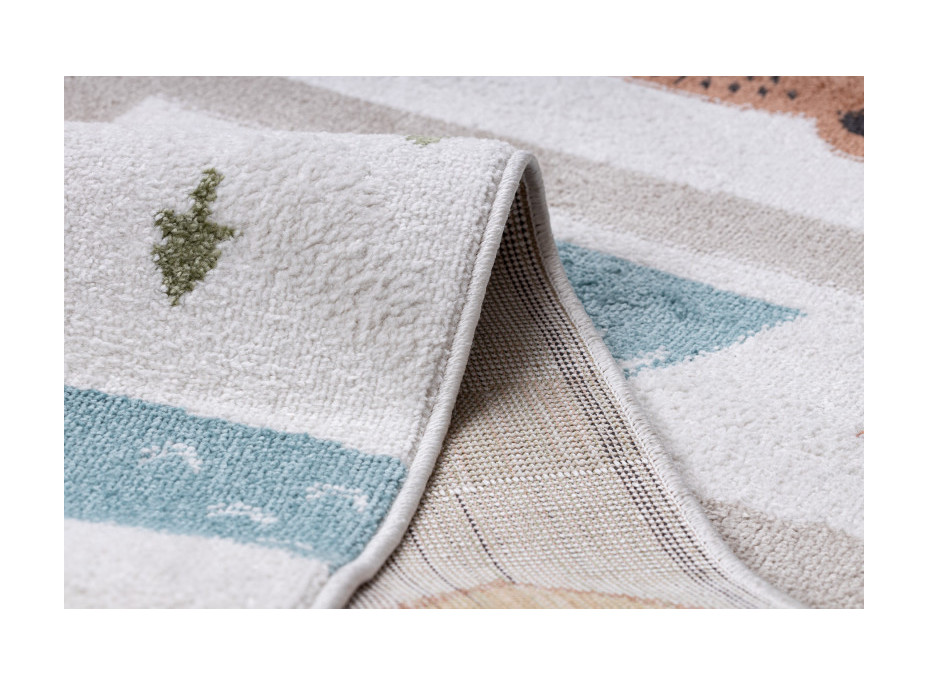 Detský kusový koberec Fun Polar cream