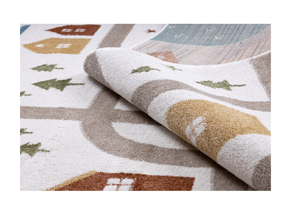 Detský kusový koberec Fun Polar cream