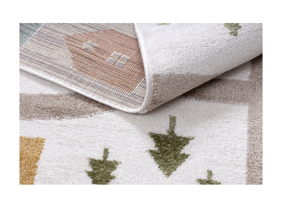 Detský kusový koberec Fun Polar cream