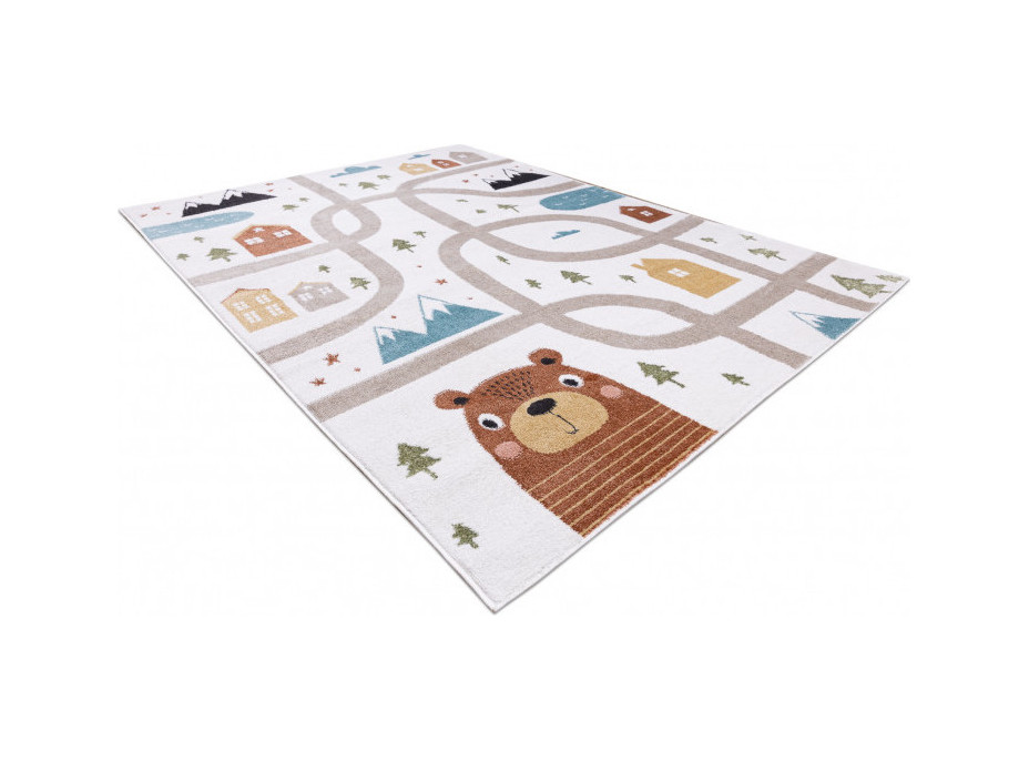 Detský kusový koberec Fun Polar cream