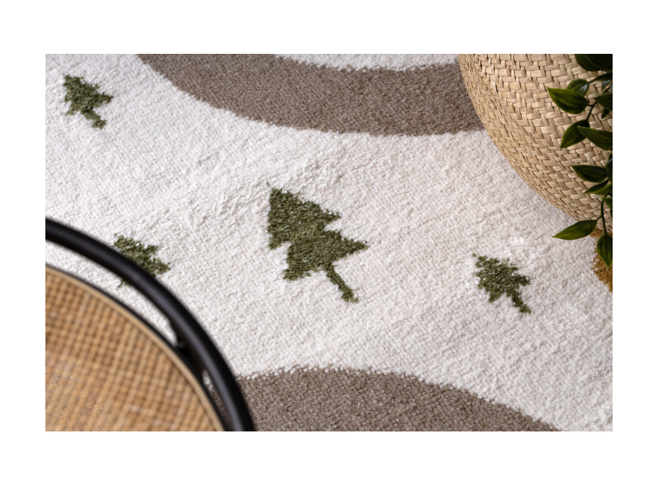 Detský kusový koberec Fun Polar cream