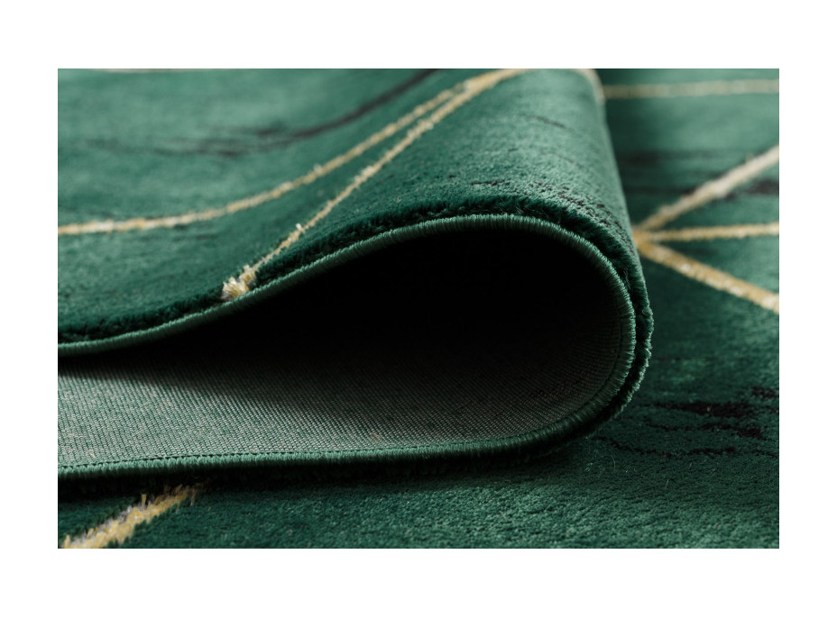 Kusový koberec Emerald geometric 1012 green and gold