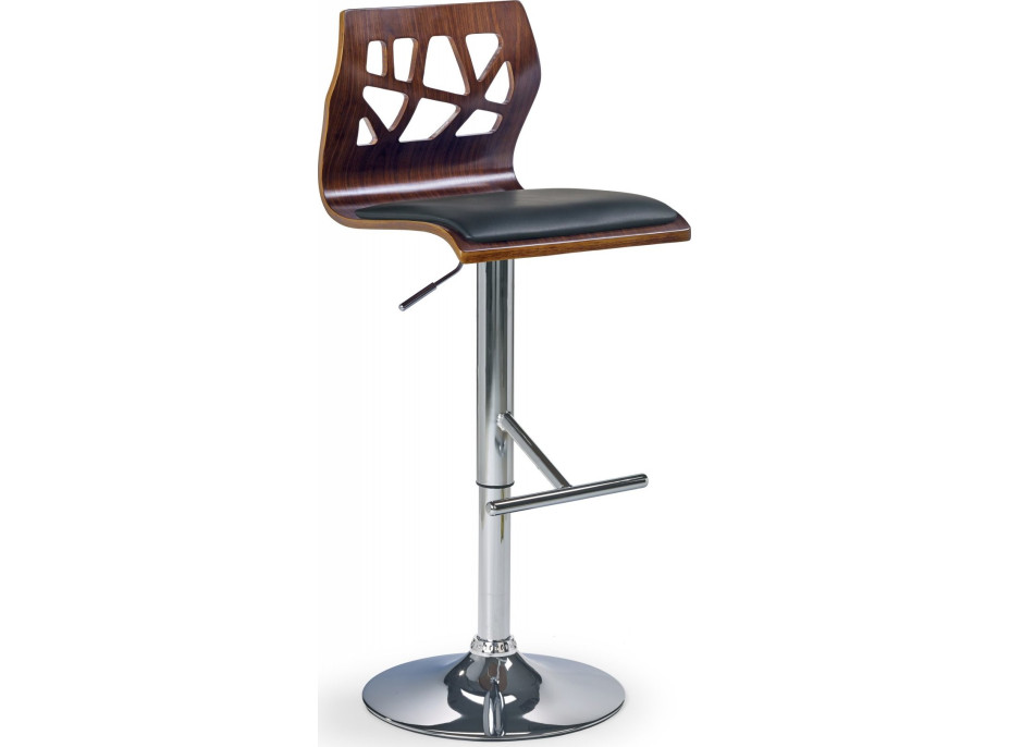 Barová stolička DIANA - orech - výškovo nastaviteľná