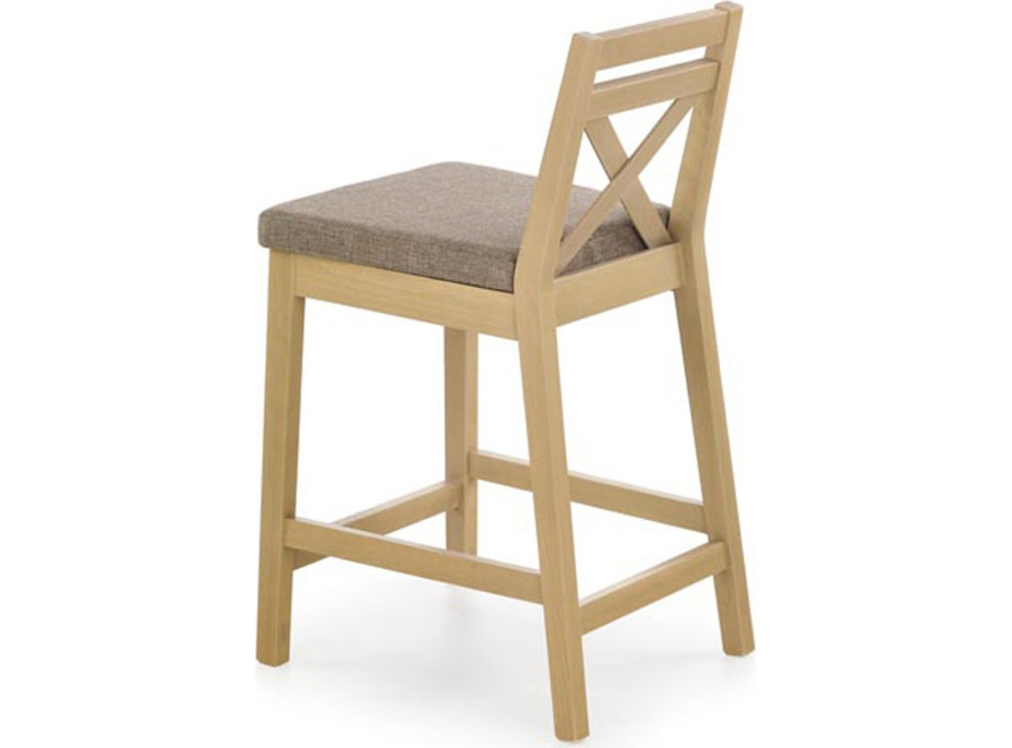 Nízka barová stolička ROB - dub