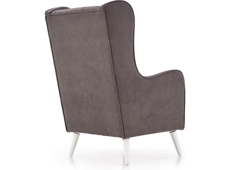 Kreslo CHILL - čalúnené - popolavé