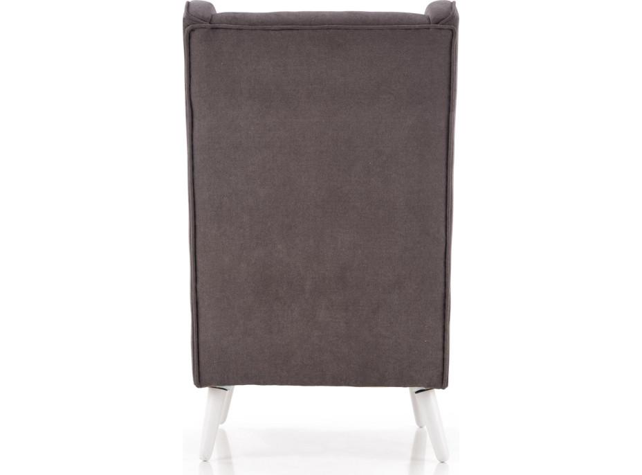 Kreslo CHILL - čalúnené - popolavé