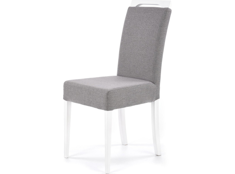 Jedálenská stolička KELLY - šedá / biela