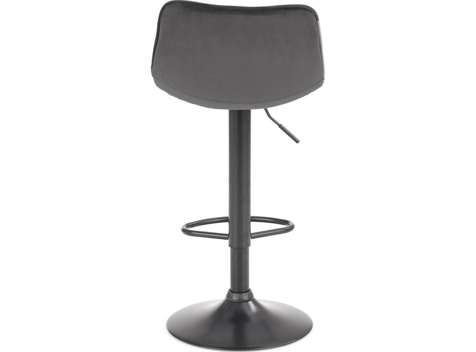 Barová stolička DÁŠENKA - šedá - výškovo nastaviteľná
