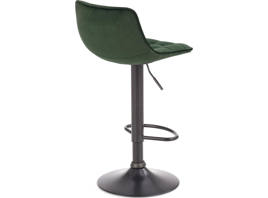 Barová stolička DÁŠENKA - zelená - výškovo nastaviteľná