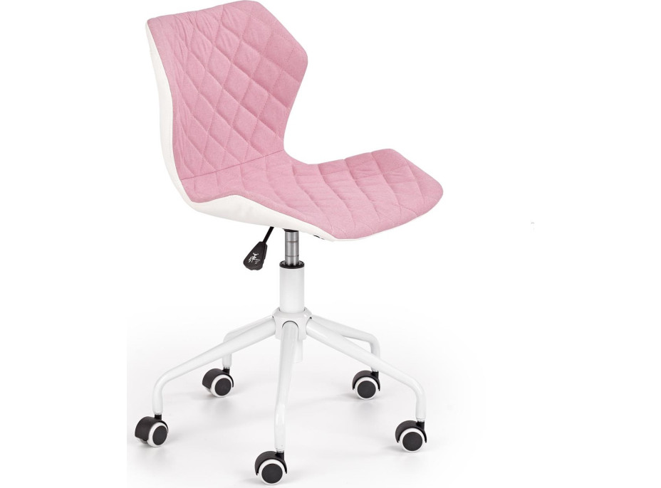 Detská otočná stolička MAGIC svetlo ružová