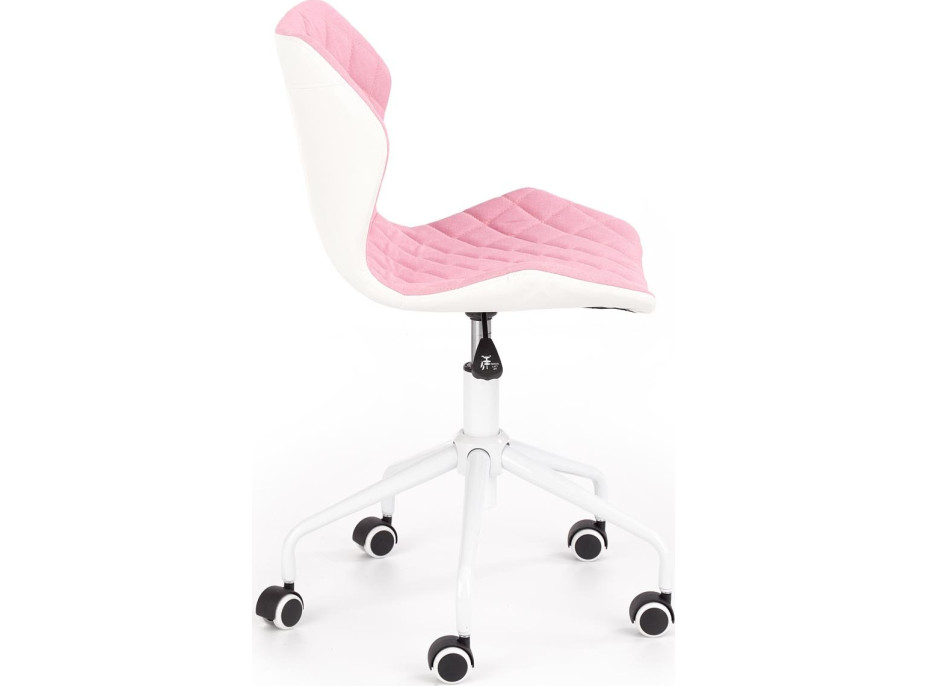 Detská otočná stolička MAGIC svetlo ružová