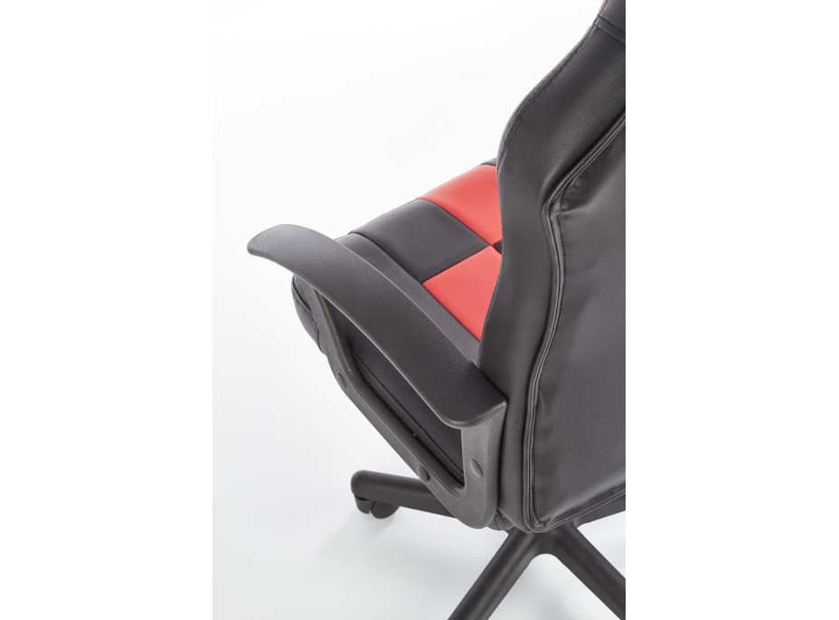 Chlapčenská stolička THUNDER - čierna / červená