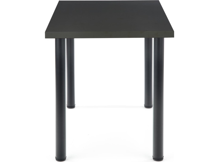 Jedálenský stôl DOME 2 120x68x75 cm - antracitový/čierny