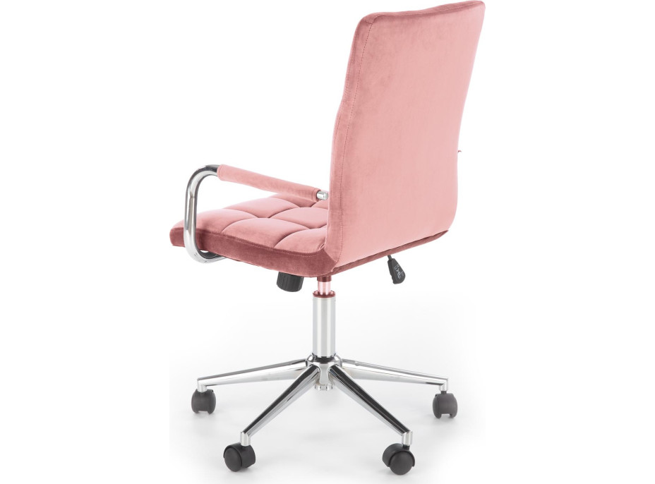 Detská otočná stolička GUSTAV 4 ružová