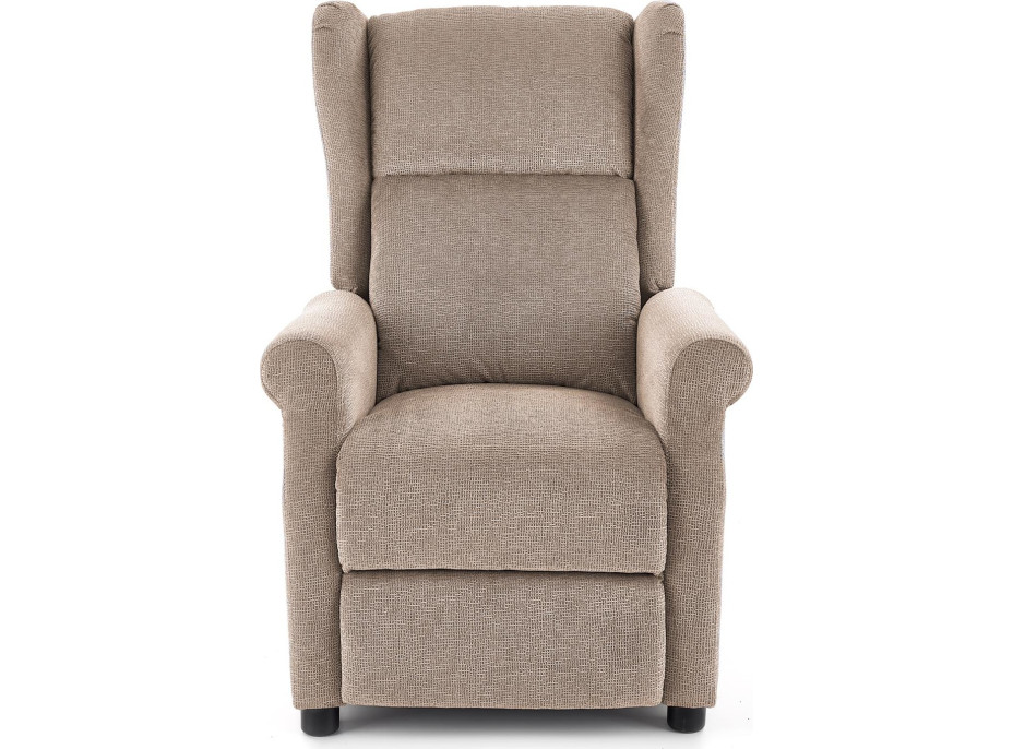 Polohovacie masážne kreslo ARGE - béžové