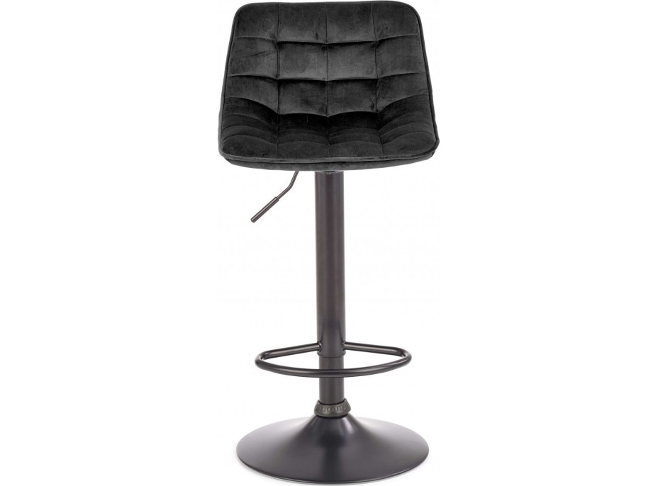 Barová stolička DÁŠENKA - čierna - výškovo nastaviteľná