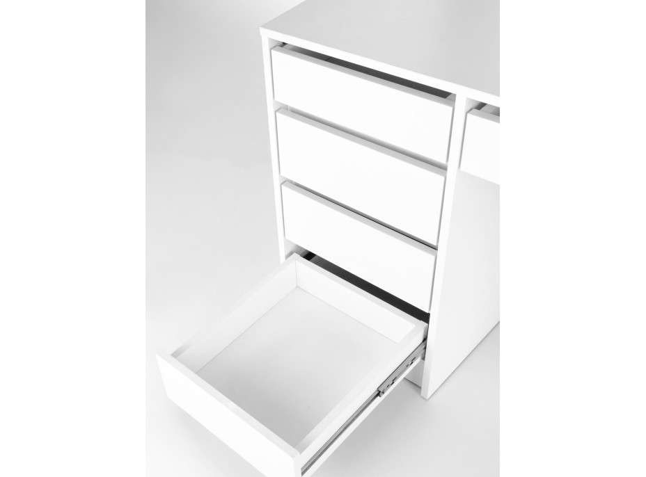 Toaletný stolík SUPERSTAR XL s LED osvetlením - biely