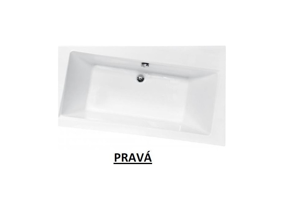 Asymetrická vaňa ASTI