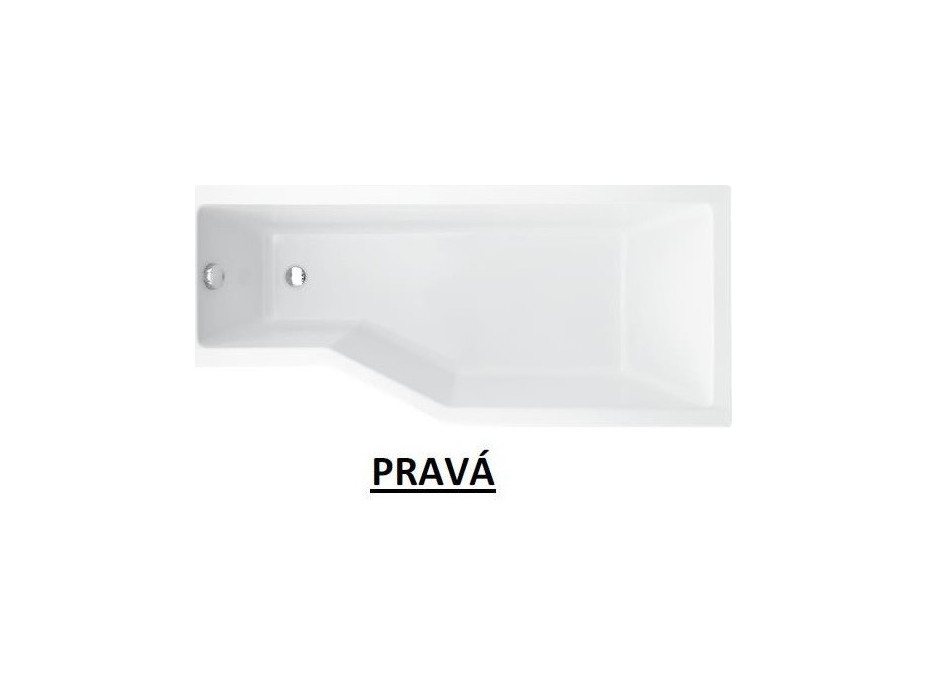 Asymetrická vaňa ESTE
