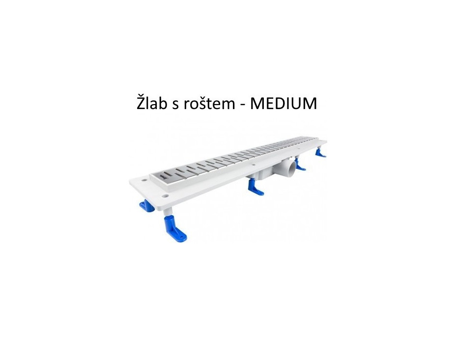 Odtokový žľab STANDARDline MEDIUM