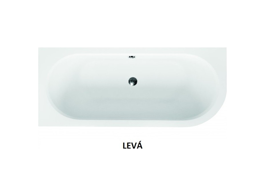 Asymetrická vaňa AVITA SLIM