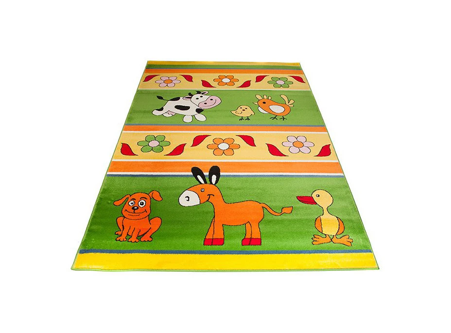 Detský koberec FARM GREEN